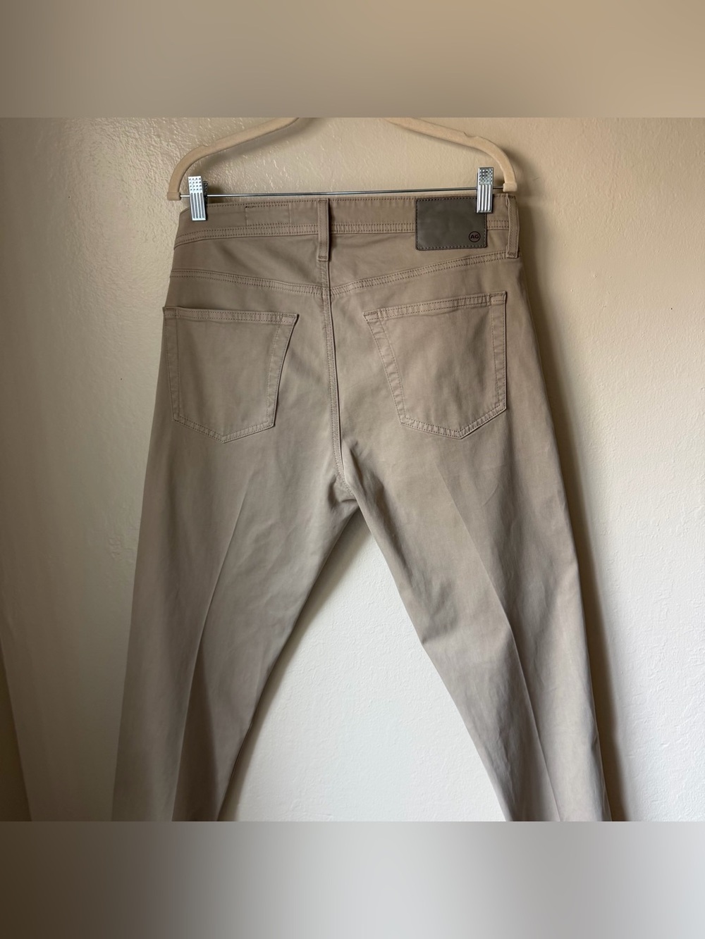 AG Adriano Goldschmied Tellis Modern Slim Pants 32x32 Desert Stone Beige - Picture 5 of 16
